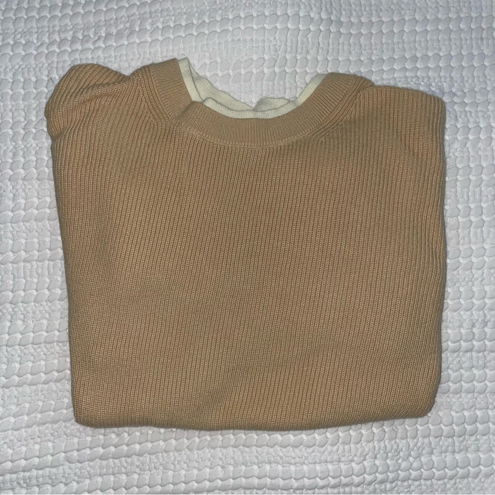 Lululemon Crewneck Sweater: Prosecco/Lemon Sorbet, size 4